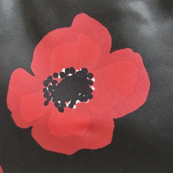 Kate Spade Wilson Road Poppy Alyse Nylon Floral Satchel Tote - Picture 4 of 16